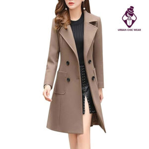 Classic Wool-Blend Coat